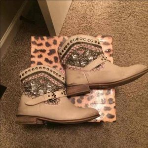 Naughty monkey beaded boots